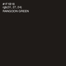 #1F1B18 - Rangoon Green Color Image